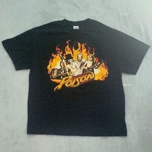 Poison Concert Tour T Shirt The Best Of Poison Size L Bret Michaels 2006